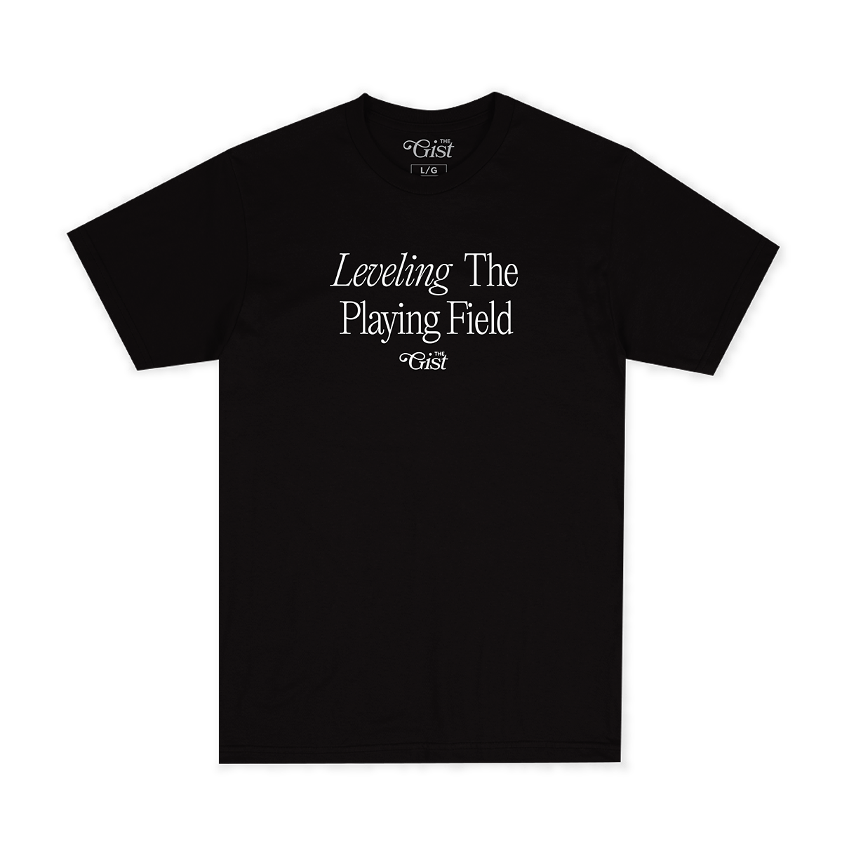 Leveling The Playing Field Tee - Black