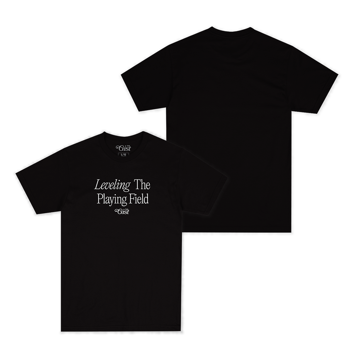 Leveling The Playing Field Tee - Black