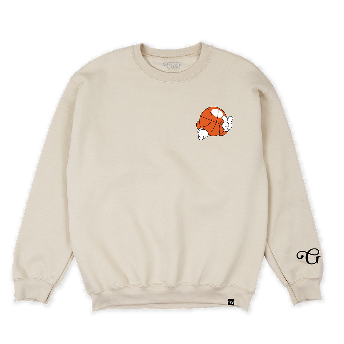 Basketball Crewneck Sweater - Sand