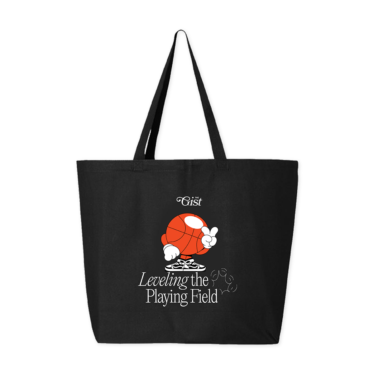 Leveling The Playing Field Tote - Cartoon Basketball