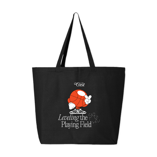 Leveling The Playing Field Tote - Cartoon Basketball