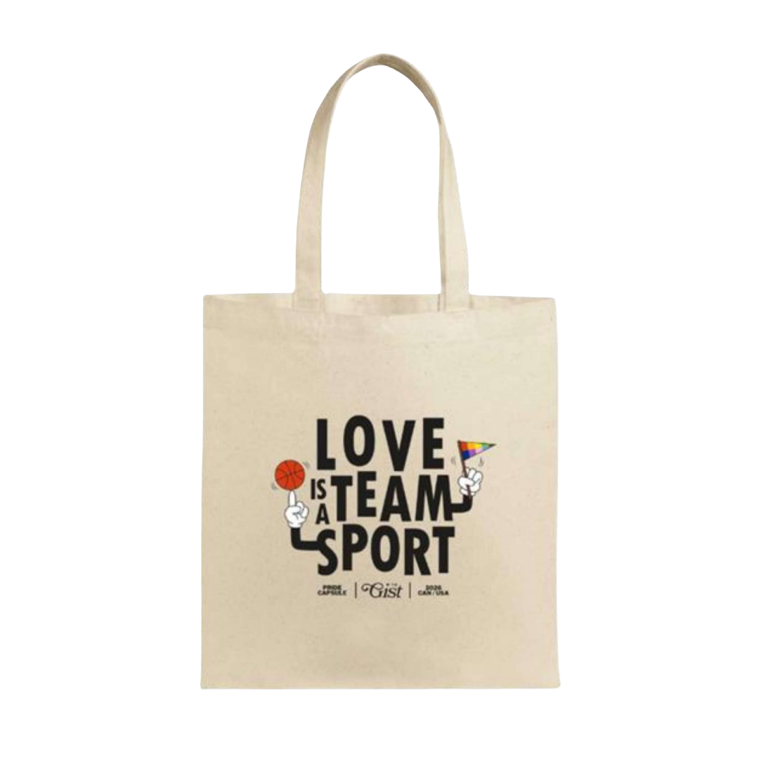 "Love is a Team Sport" Tote