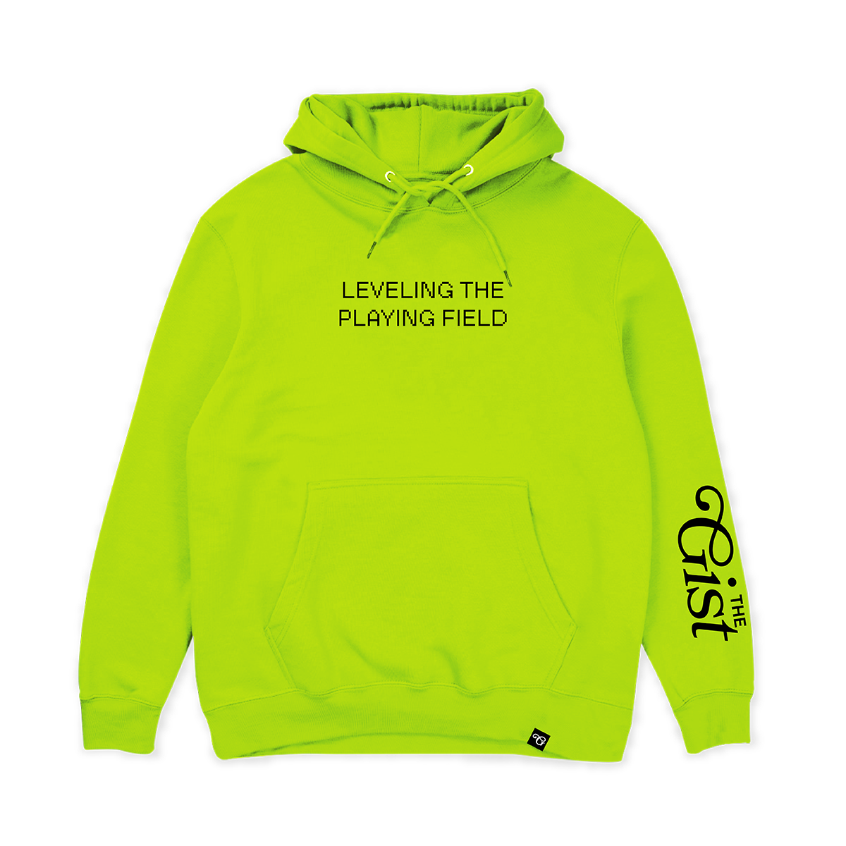 Leveling The Playing Field Hoodie - Safety Green